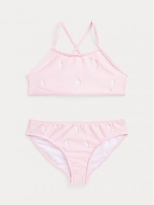 Fürdőruha Polo Ralph Lauren rózsaszín