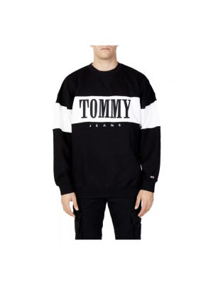 Bluza z nadrukiem Tommy Jeans czarna