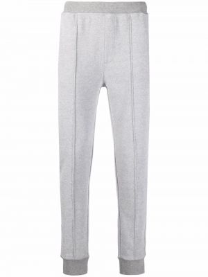 Bavlněné sportovní kalhoty Corneliani šedé