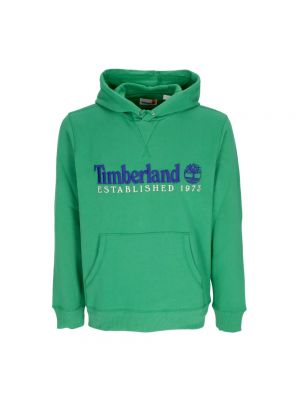 Bluza z kapturem Timberland zielona