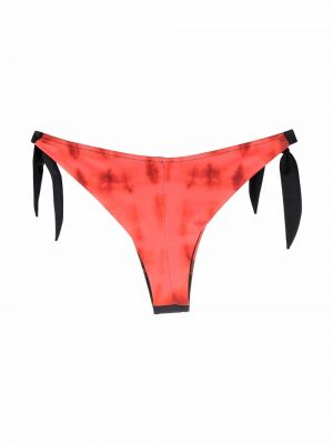 Bikini con estampado Diesel rojo