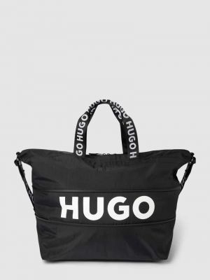 Shopperka w jednolitym kolorze Hugo czarna