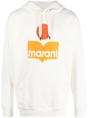 Distressed hoodie mit print Marant