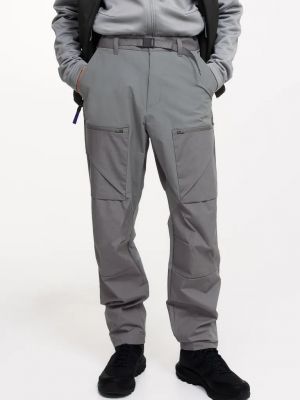 Тканевые брюки H&m серые