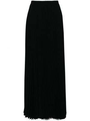 Plisovaná midi sukňa Styland čierna