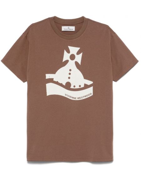 Klassisk t-shirt Vivienne Westwood brun