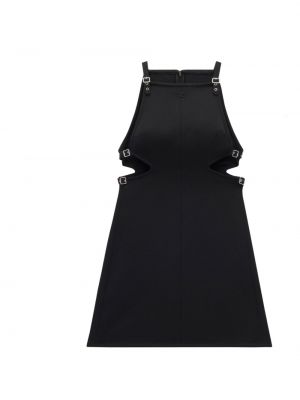 Šaty s přezkou Courrèges černé