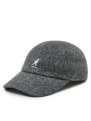 Μάλλινο καπέλο φανελένιο Kangol γκρι