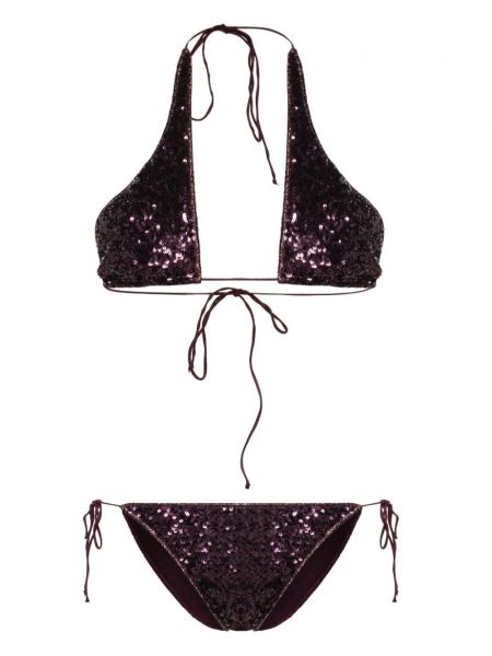 Pailletter bikini Oseree lilla