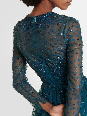 Hosszú ruha Jenny Packham kék