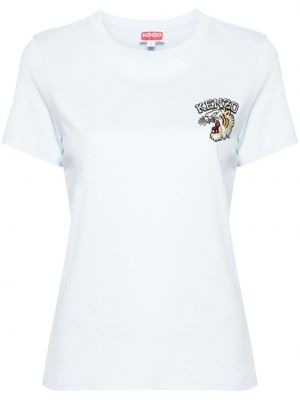 Bombažna majica s tigrastim vzorcem Kenzo