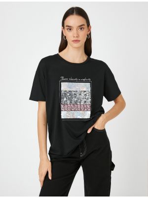 T-krekls Koton melns