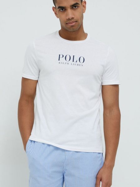 Pamučna pidžama Polo Ralph Lauren plava