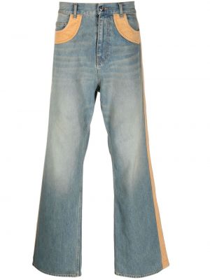 Samt bootcut jeans ausgestellt Bluemarble blau