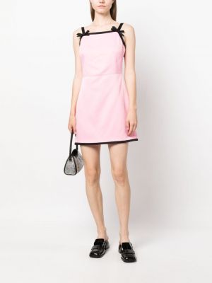 Mini šaty Msgm růžové
