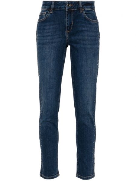 Skinny fit jean pantolon Liu Jo mavi