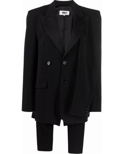 Lang blazer Mm6 Maison Margiela svart