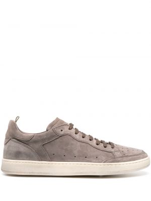 Sneakers di pelle Officine Creative grigio