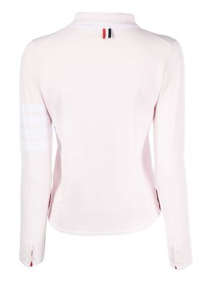 Adīti svītrainas polo krekls Thom Browne rozā