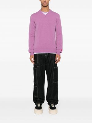 Woll pullover Comme Des Garçons Play lila