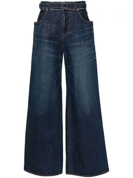 Flared jeans Sacai blå