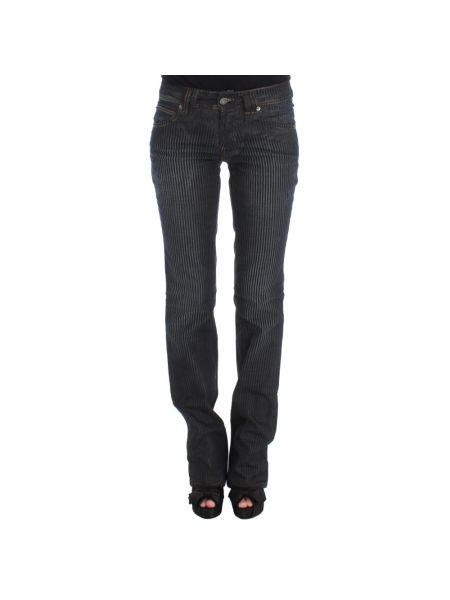 Slim fit skinny jeans ausgestellt John Galliano schwarz