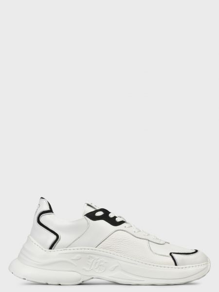 Белые кроссовки John Galliano