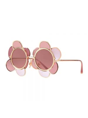 Okulary przeciwsłoneczne w kwiatki Dolce And Gabbana różowe