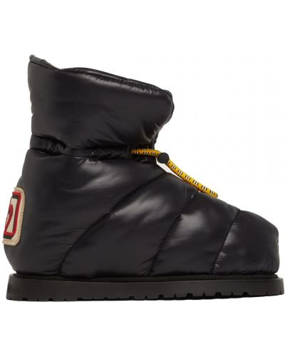 Černé sněžné boty z nylonu Dsquared2