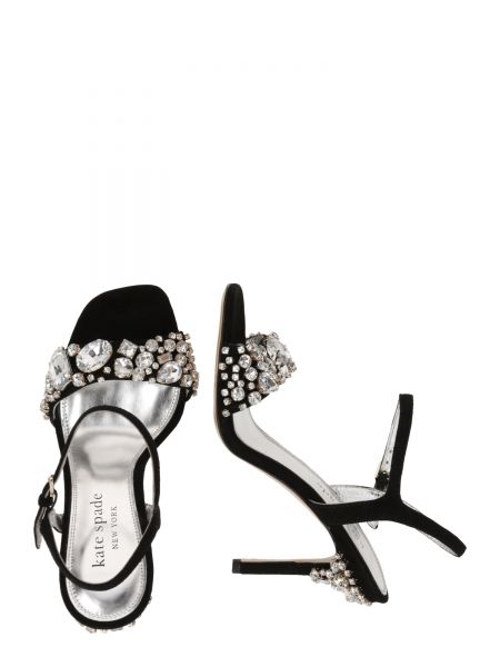 Prozirne sandale Kate Spade crna