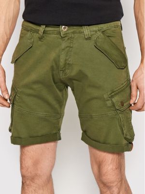Kratke hlače Alpha Industries zelena