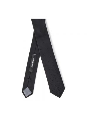 Krawat Dsquared2 czarny