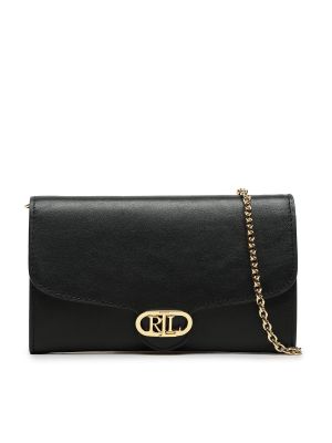 Чанта тип „портмоне“ Lauren Ralph Lauren черно