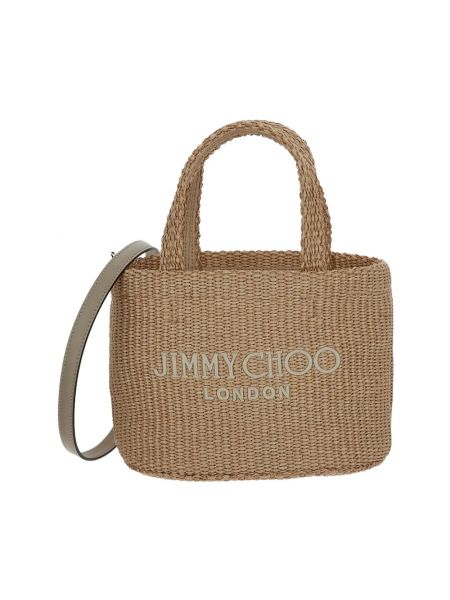 Plecak Jimmy Choo beżowy