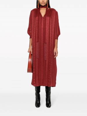 Žakardinis šilkinis suknele Zeus+dione raudona
