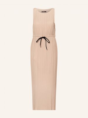 Sukienka plisowana Marc Aurel beżowa