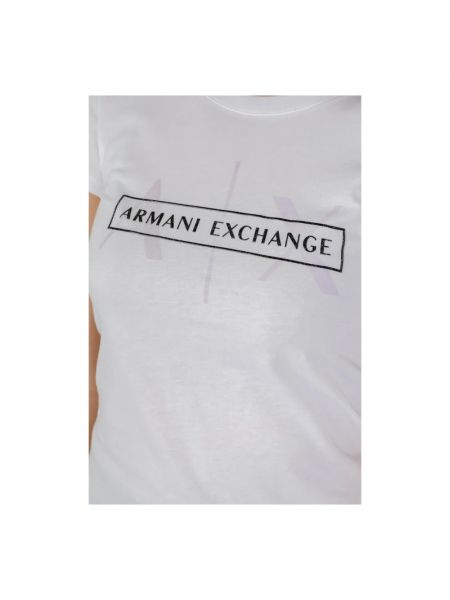 Top Armani Exchange blanco