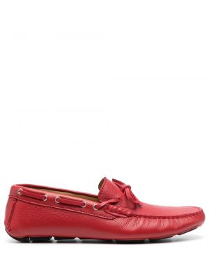 Pantofi loafer din piele Fursac roșu