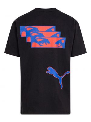 T-krekls ar apdruku Puma melns