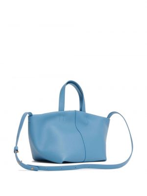 Leder shopper handtasche Mansur Gavriel blau