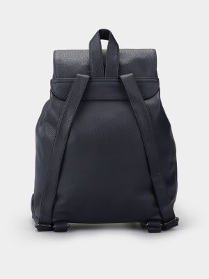 Кожаный рюкзак из искусственной кожи Marco Tozzi синий