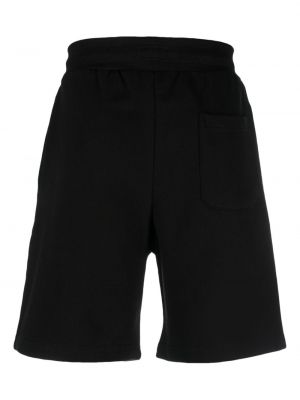 Shorts de sport en coton à imprimé Market noir