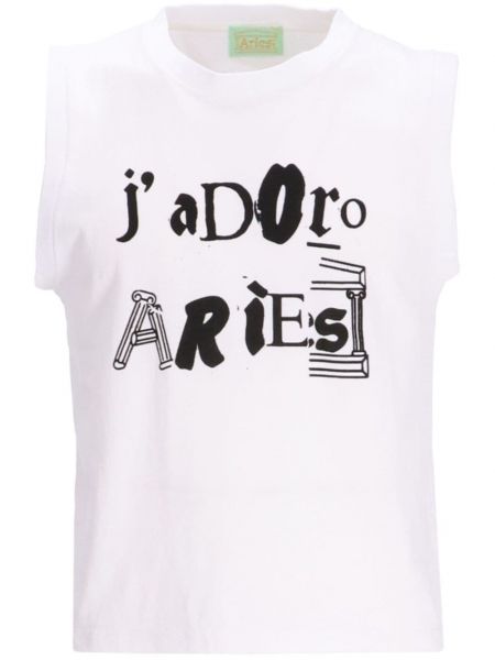 Тениска Aries бяло