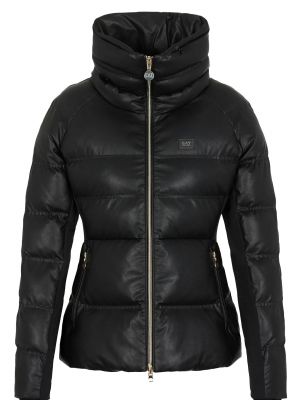 Черная демисезонная куртка Ea7