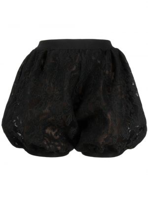 Čipkované šortky Gemy Maalouf čierna