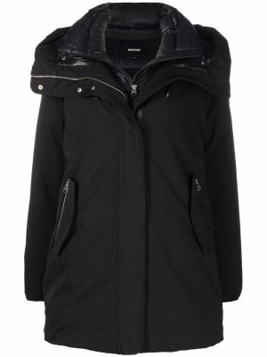 Kabát s kapucňou Mackage čierna