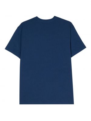 T-shirt mit stickerei Maison Labiche blau