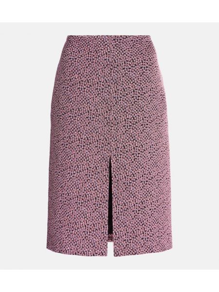 Midi nederdel Dries Van Noten pink