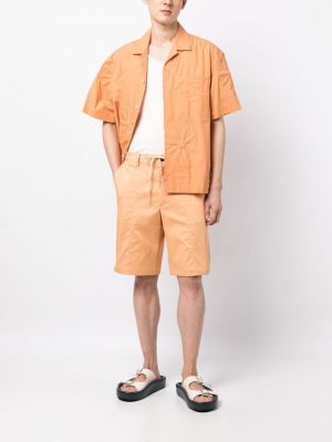 Puuvillased chino-püksid Marni oranž