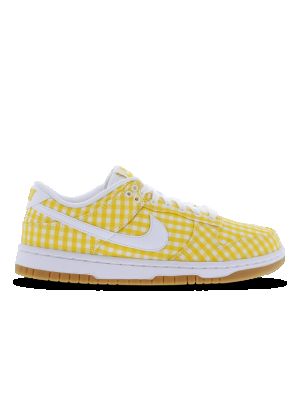 Chaussures de ville en cuir Nike jaune